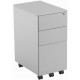 Thurrock Narrow Lockable Steel Mobile Pedestal